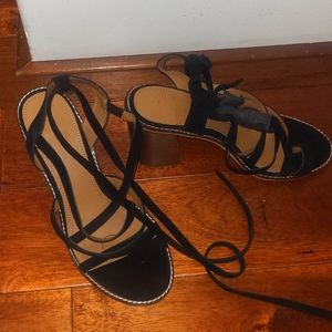 ASOS Black block heels S9.5